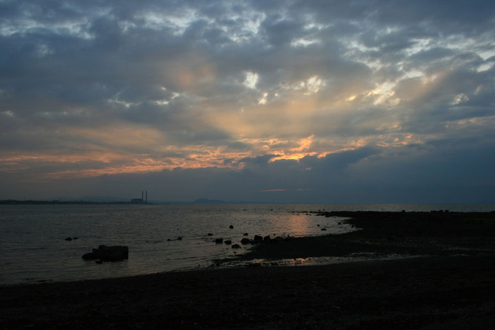 sunset over Gosford Bay