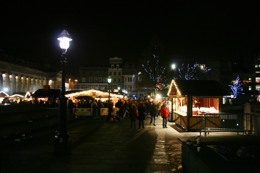 Christmas market on Princes Street