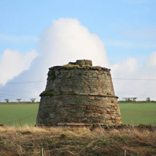 A doocot, a castle and a beach in East Lothian